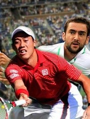 美网男单决赛 锦织圭VS西里奇