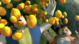 超级幼儿园（片段）弹珠帮坏蛋，一堆果子从树下掉下来