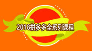 2019拼多多全系列课程 拼多多直通车的出价技巧知识名师课堂爱奇艺