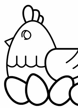 如何画出母鸡孵小鸡呢?儿童画画色彩英语启蒙玩具故事