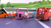 合金双层巴士公交车长途客车玩具车模型 益智早教育儿视频