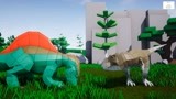 恐龙救援队搞笑游戏 积木恐龙的生活