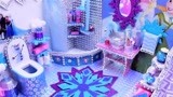 芭比娃娃玩具 冰雪奇缘主题 DIY手工制作娃娃屋