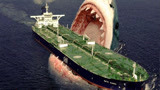 夺命巨鲨：变异鲨鱼飞到空中！产下鲨鱼炸弹轰杀人类，场面太血腥