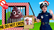 儿童趣味亲子游戏乐园！和小萝莉玩警察抓小偷！