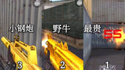 cf手游：三把“小钢炮”冲锋枪，2野牛白送，第1价格最贵！