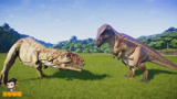 侏罗纪世界恐龙争霸：霸王龙、巨兽龙、棘龙轮番上场，到底谁能赢