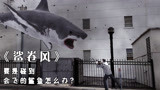 鲨鱼被龙卷风带飞，从天而降攻击人类，灾难电影《鲨卷风》（中）
