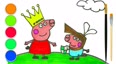 小猪佩奇的国王梦想简笔画