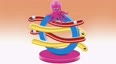 章鱼小球玩具学颜色和数字
