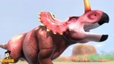 侏罗纪世界恐龙争霸：异特龙实在太牛了，角龙和剑龙纯属来搞笑的