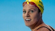 世锦赛女子200米仰泳 西博姆反超富兰克林夺冠