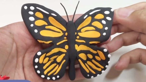创意美术手工粘土:蝴蝶: 创意美术手工粘土:蝴蝶