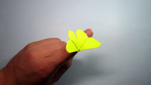 2分钟一张纸折出美丽蝴蝶