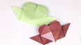 可乐姐姐学折纸;爱心折纸船