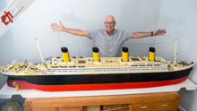 4万块积木！6旬老人重建“泰坦尼克号” 还有迷你版杰克露丝
