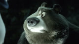 雪怪大冒险（片段）米果阻挡熊吃人类