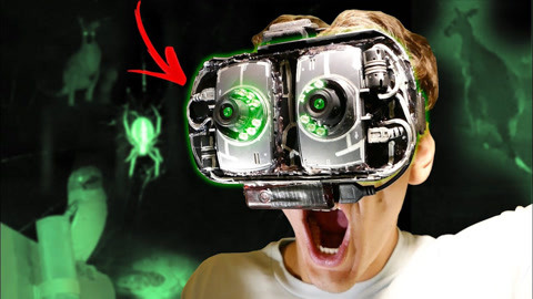 魔改之王，VR眼镜改装成夜视仪