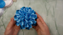缎带装饰花朵的制作方法