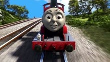 托马斯小火车 动画游戏集锦：詹姆士刹车漏油，直接撞上了墙壁！