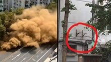杭州地面坍塌致地下燃气管道泄漏 部分楼体出现倾斜、裂纹