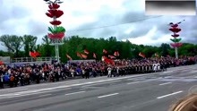 解放军仪仗队参加白俄罗斯阅兵，整条街都震撼，耀我国威！