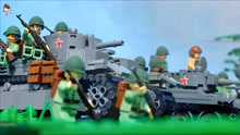 乐高积木 第二次世界大战 陆军战斗最离不开强大的坦克大战！