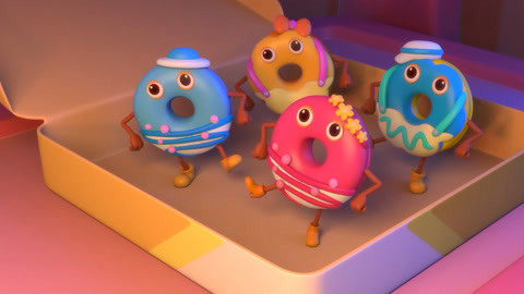宝宝巴士美食总动员 第3集 爱跳舞的甜甜圈: 爱跳舞的甜甜圈