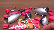 日本趣味鱼体解剖玩具，零部件真多，网友：鱼吃多了！