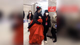 北京台春晚彩排路透曝光 迪丽热巴一袭红裙太美了