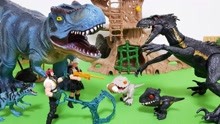 趣味玩具乐园：被恐龙猎人困住的雷克斯，为了拯救米努斯莱克斯！