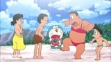 哆啦A梦：胖虎穿上静香泳衣，真是太粉嫩了，小夫都惊呆了
