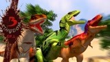侏罗纪世界恐龙争霸：两只偷蛋龙就跑个步都见了些啥！一起看吧！