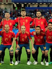 2018世界杯B组第3轮：西班牙VS摩洛哥
