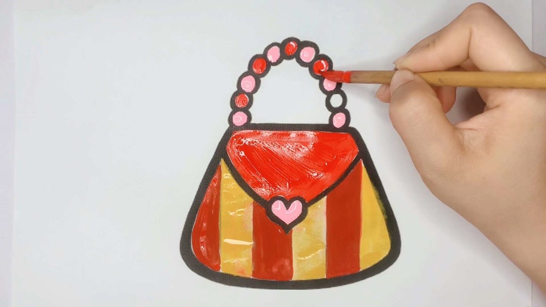 How to draw hand purse,, drawing of purse with basic  shapes,@howtodrawstepbystep - YouTube