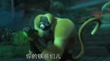 功夫熊猫3：天煞实力太强，盖世五侠斗不过，被变翡翠僵尸
