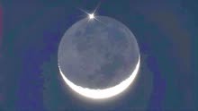 50秒看天宇上演“月掩金星”，各地网友见证“星月神话”