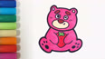 草莓熊 画一只胖胖的草莓熊